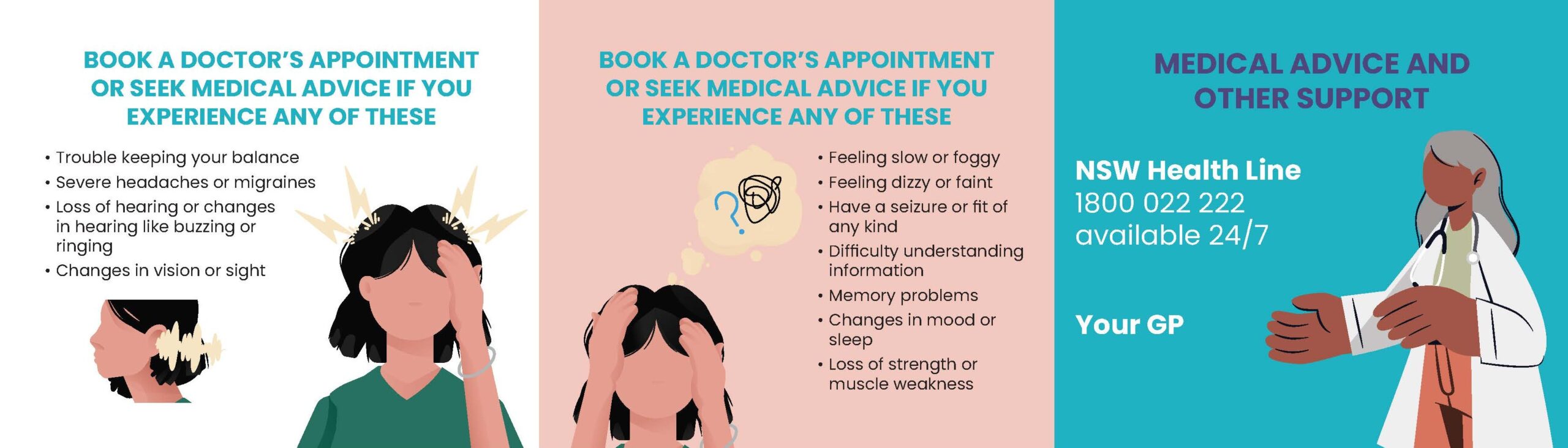 Symptoms of strangulation SOS card